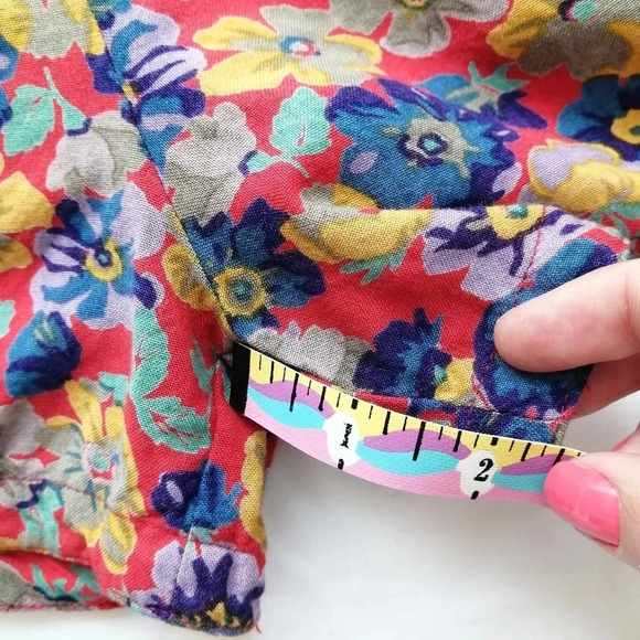 Urban Outfitters Kimchi Blue  Floral Shorts with Tie Sides Size Medium - Picture 14 of 15